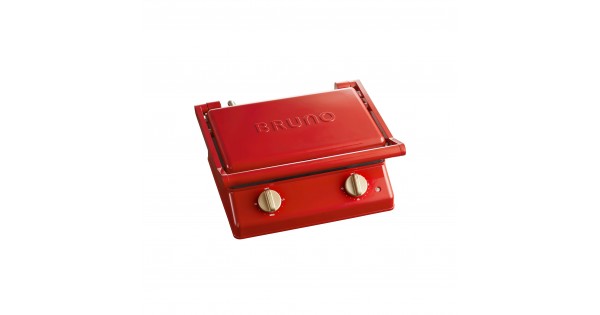 BRUNO Grill Sand Maker Double レッド グリルサンドメーカー ダブル グレージュの通販 | BRUNO online