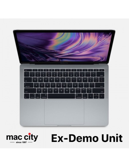 #EX-DEMO# MacBook Pro 13-inch(2017) with Touch Bar and Touch ID- Space Gray,3.1GHz dual-core Intel Core i5 processor,Turbo Boost up to 3.5GHz,8GB 2133MHz LPDDR3 memory,256GB SSD storage